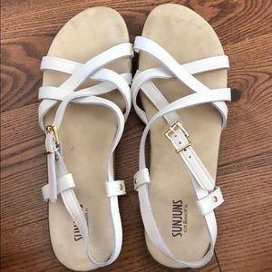 Bass Sandals SUNJUN White